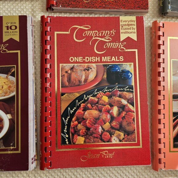 Jean Pare - Company's Coming - Set of 6 Vintage Cookbooks - Plastic Combs - Picture 5 of 14